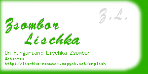 zsombor lischka business card